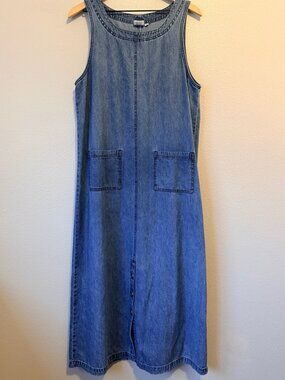 Vintage Denim Maxi Dress MATCH Brand (L)